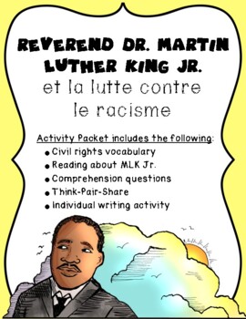 Preview of MLK Day in French-en français
