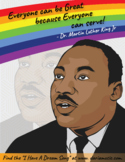 MLK "Everyone Can Be Great" Color Poster Freebie