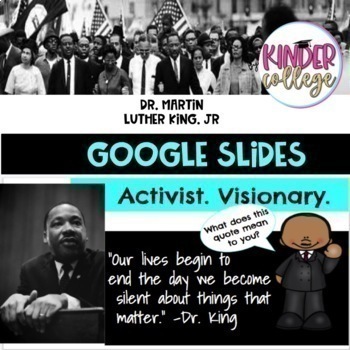 Preview of MLK Google Slides