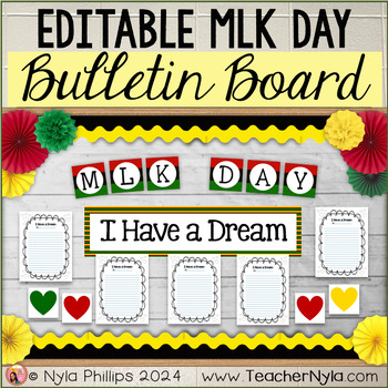 Preview of Martin Luther King Jr Bulletin Board | I Have A Dream