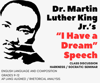 Preview of MLK - I Have a Dream Discussion Activity Socratic Seminar / Harkness