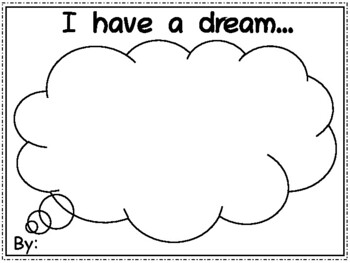 MLK I have a Dream activity Writing by heymrslewis TPT