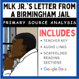 MLK Jr.'s Letter from a Birmingham Jail - Primary Source Analysis