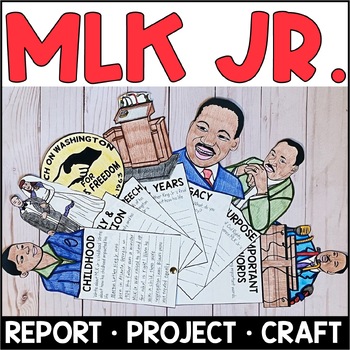 Preview of MLK Jr - Martin Luther King Jr. Project and Research Report
