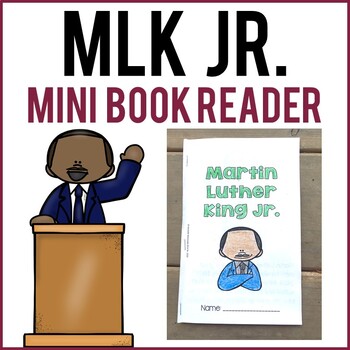 Preview of Martin Luther King Jr Mini Book Reader