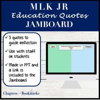 Preview of MLK Jr Quotes Jamboard