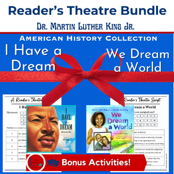 Preview of MLK Jr. Reader's Theatre Bundle: "I Have a Dream" & "We Dream a World"