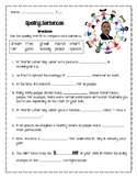MLK Jr. Spelling Sentences