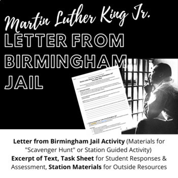 mlk letter from birmingham jail thesis statement