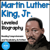 MLK - Leveled Reading passage with Comprehension Questions