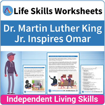 Preview of Functional Life Skills SPED Seasonal Worksheets for Dr. Martin Luther King Jr.