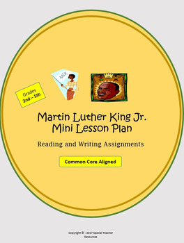 Preview of Martin Luther King Jr. Mini Lesson Plan