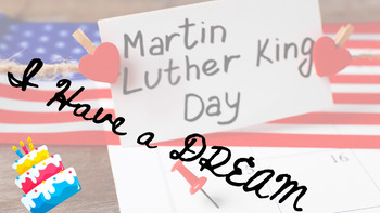 Preview of MLK Printable | MS & HS Students | 2 day lesson |