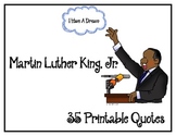 Martin Luther King, Jr. Quotes for BB, writing, literacy, 