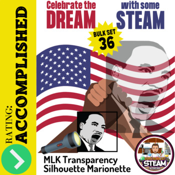 Preview of MLK STEM Science ELA Unit Thematic January BLM Black History STEAM Project
