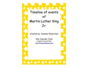 Preview of MLK Timeline