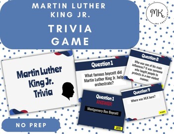 Preview of MLK Trivia Game Google Slides *NO PREP
