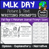 MLK Writing Prompts with Pictures (Opinion, Explanatory, N