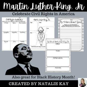Preview of MLK and Civil Rights - Martin Luther King, Jr. - Black History Month - February