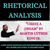 Rhetorical Appeals in Historic Speeches | MLK's "I Have a 