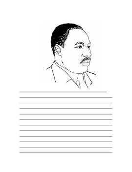 MLK writing template by Classic Firsties | Teachers Pay Teachers