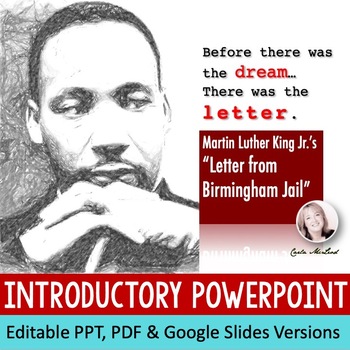 Preview of MLK’s “Letter from Birmingham Jail” Introductory PowerPoint