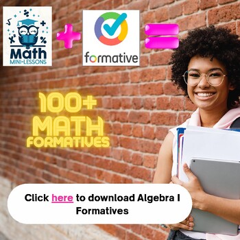 Preview of MML Algebra I Course Formative.com Bundle!