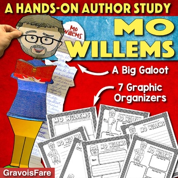 Preview of MO WILLEMS AUTHOR STUDY: Activity, Graphic Organizers, Bulletin Board