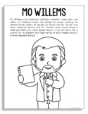 MO WILLEMS Coloring Page | Library Art | Bulletin Board Po
