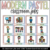 MODERN PASTEL Classroom Jobs Display | Calm Classroom Decor
