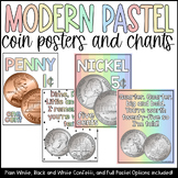 MODERN PASTEL Coin Posters and Chants | Pastel Rainbow | C