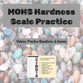 Preview of MOHS Hardness Scale Videos, Practice Questions, & Games