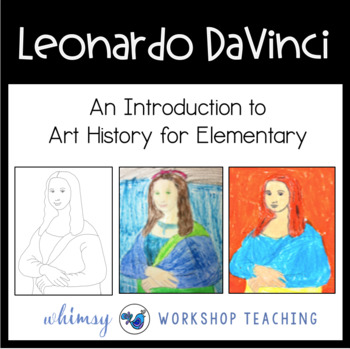 Preview of MONA LISA ART Lesson (from Art History for Elementary Bundle)
