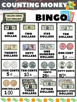 Preview of MONEY BINGO ESL BOARD GAME