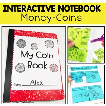 Preview of MONEY COINS INTERACTIVE NOTEBOOK