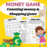 MONEY Worksheets / Shopping Money Game and Counting Money 