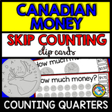 CANADIAN MONEY MATH ACTIVITY SKIP COUNTING BY 25 WITH COIN