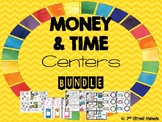 MONEY & TIME MEGA BUNDLE! 11 centers - GO MATH! Chapter 7