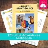 MONGOLIA a 193 Little Adventures Pack - Printable culture 
