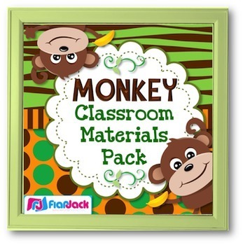 MONKEY Themed Classroom Decor Bundle