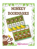 MONKEY Themed Reading Bookmarks