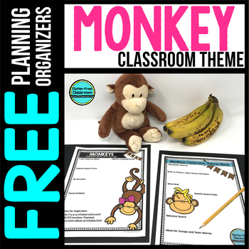 Monkey Themed Classroom Decorations Bundle – Clutter Free Classroom Store