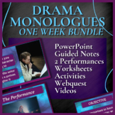 MONOLOGUES | One Week Bundle | Drama & Theatre
