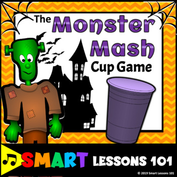Preview of MONSTER BASH Cup Game: Halloween Music Game: Rhythm Activity & Line Dance