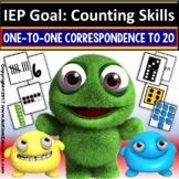 MONSTERS Counting Up To 20 ONE TO ONE CORRESPONDENCE for S