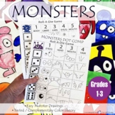 MONSTERS: ROLL-A-DIE ART PROJECT for KIDS