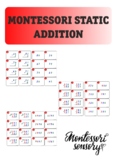 MONTESSORI ADDITION BUNDLE equation cards with control - 1