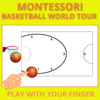 Preview of MONTESSORI  - BASKETBALL WORLD TOUR GAMES - MOTOR SKILLS