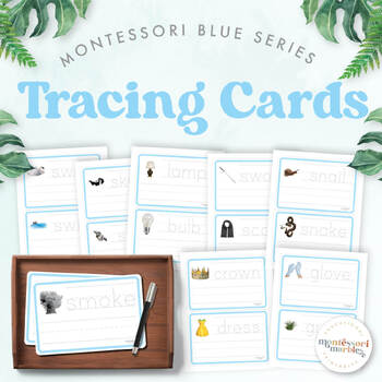24 Ending Consonant Blends Booklets Montessori The Blue Series 