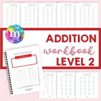 Preview of MONTESSORI MATH, Level 2 Addition Drills Two-Digit Addition